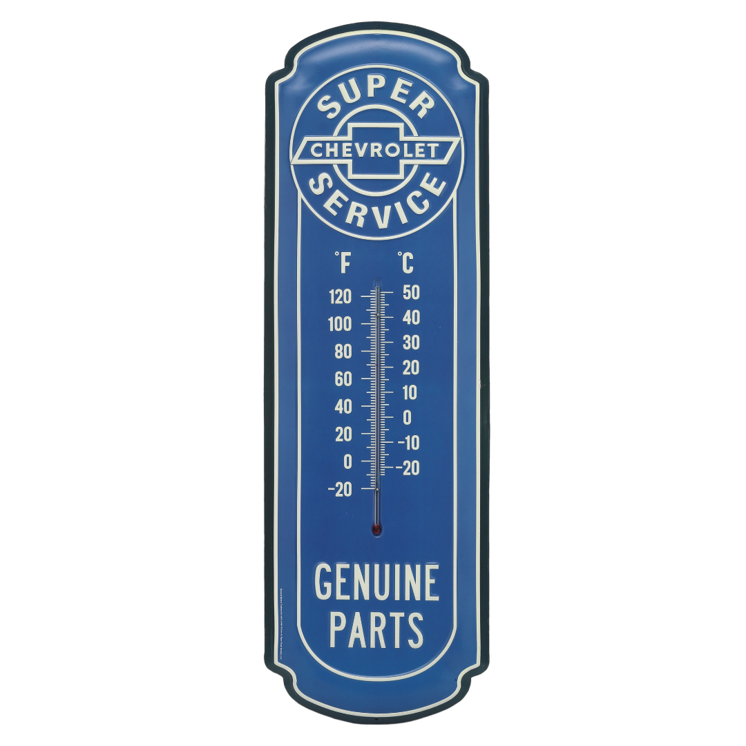 1953-2020 Universal Chevy Glow In The Dark Thermometer - CA