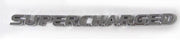 1953-2025 Universal Chrome Supercharged Badge Emblem - Set of 3 - CA-UN2475-Corvette-Store-Online