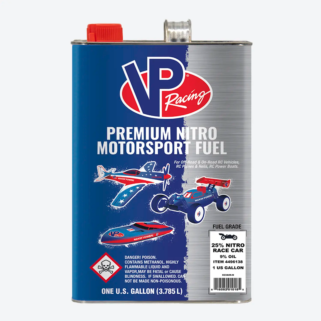 VP Racing R/C 25% Nitro Fuel for RC Cars - 9% Oil