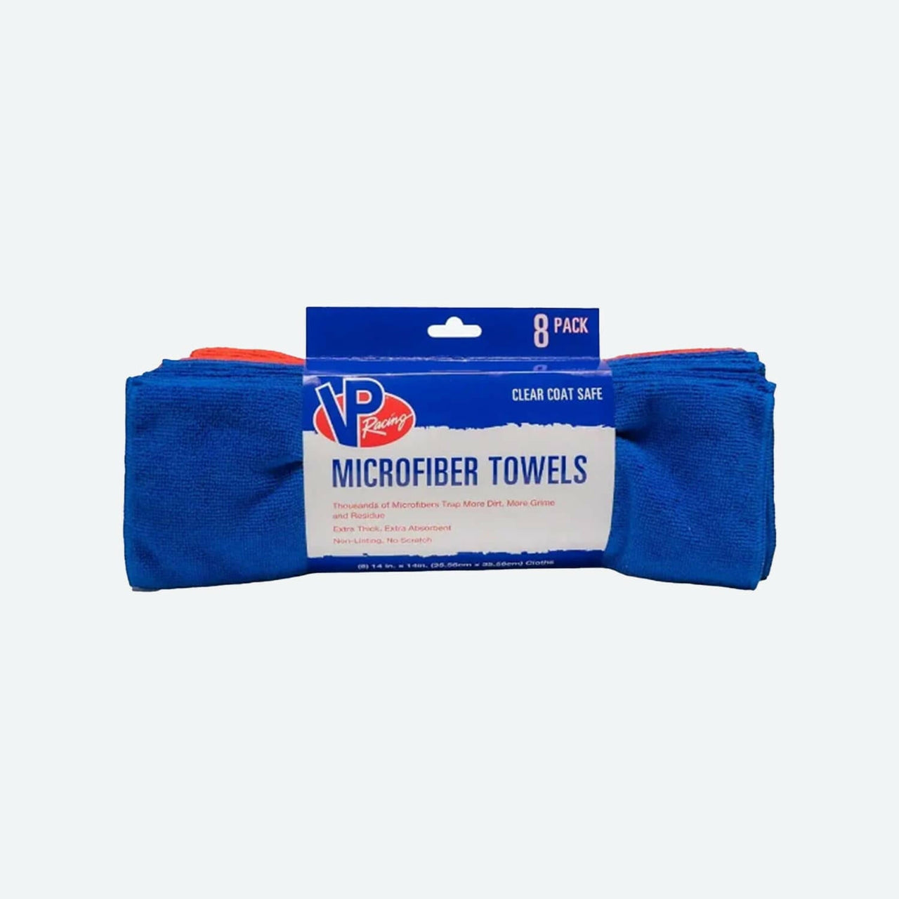 VP RACING 8-PACK MICROFIBER CLEANING ACCESSORY
