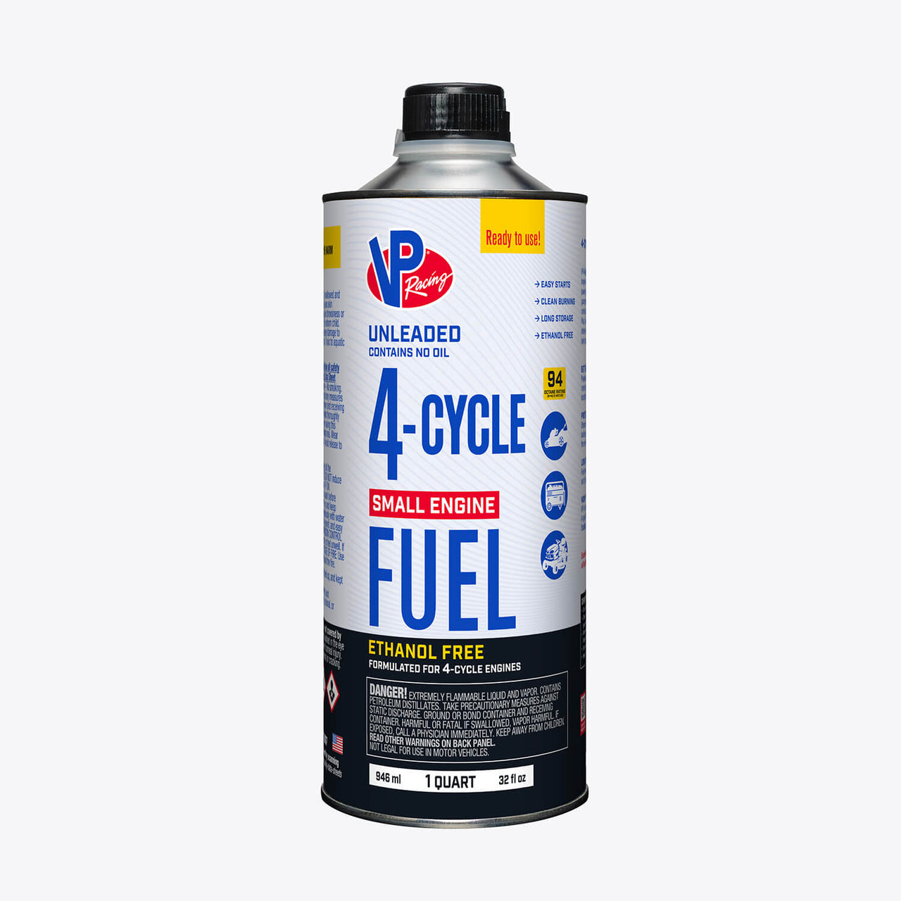 VP Racing 4-Cycle Fuel: Ethanol-Free Small Engine Fuel