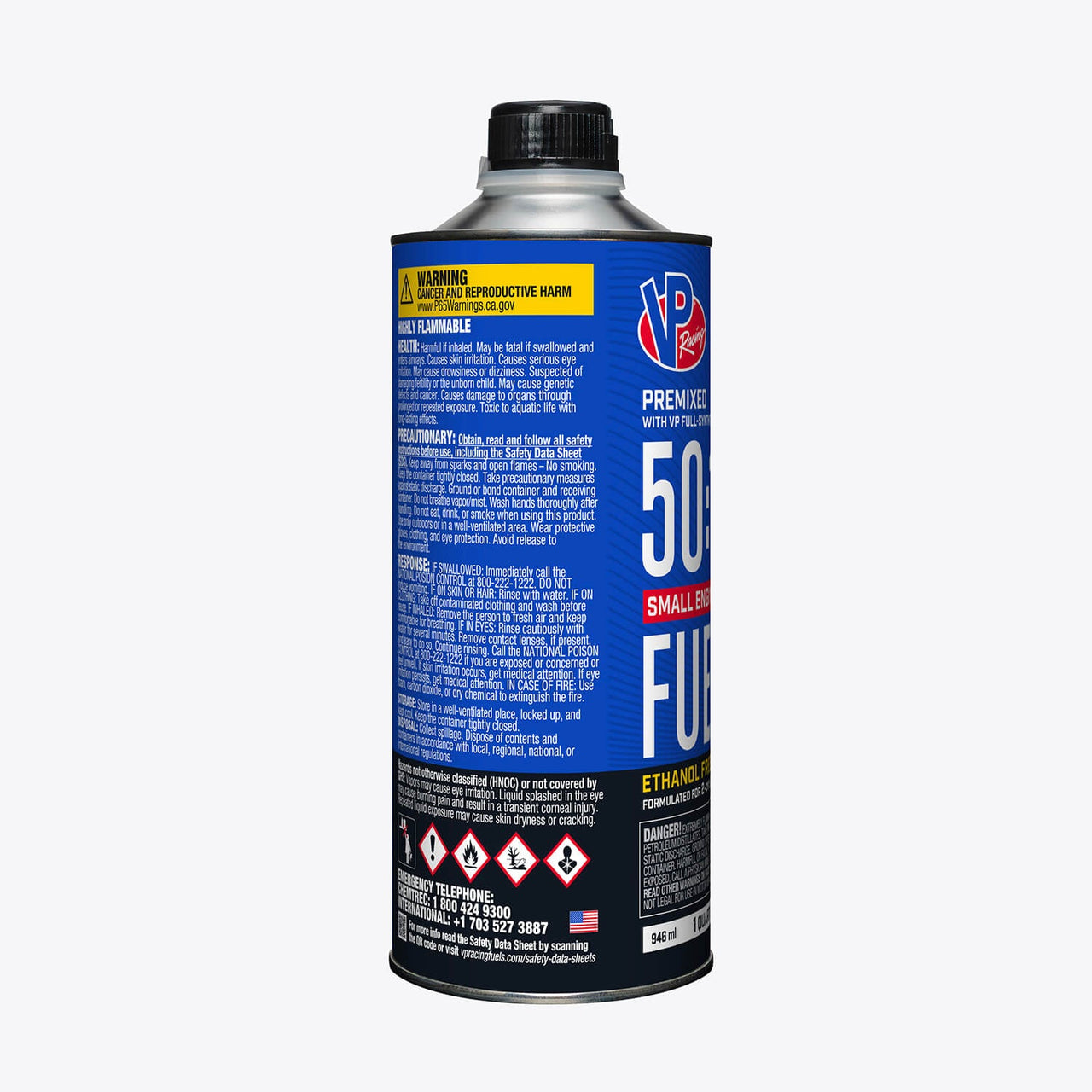 VP Racing 50:1 Fuel Mix: Premixed Ethanol-Free 94 Octane