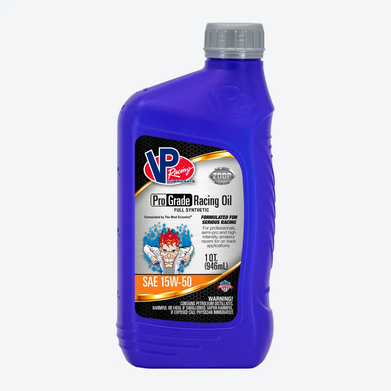 VP Racing Pro Grade SAE 15W50 Synthetic Oil for Racing