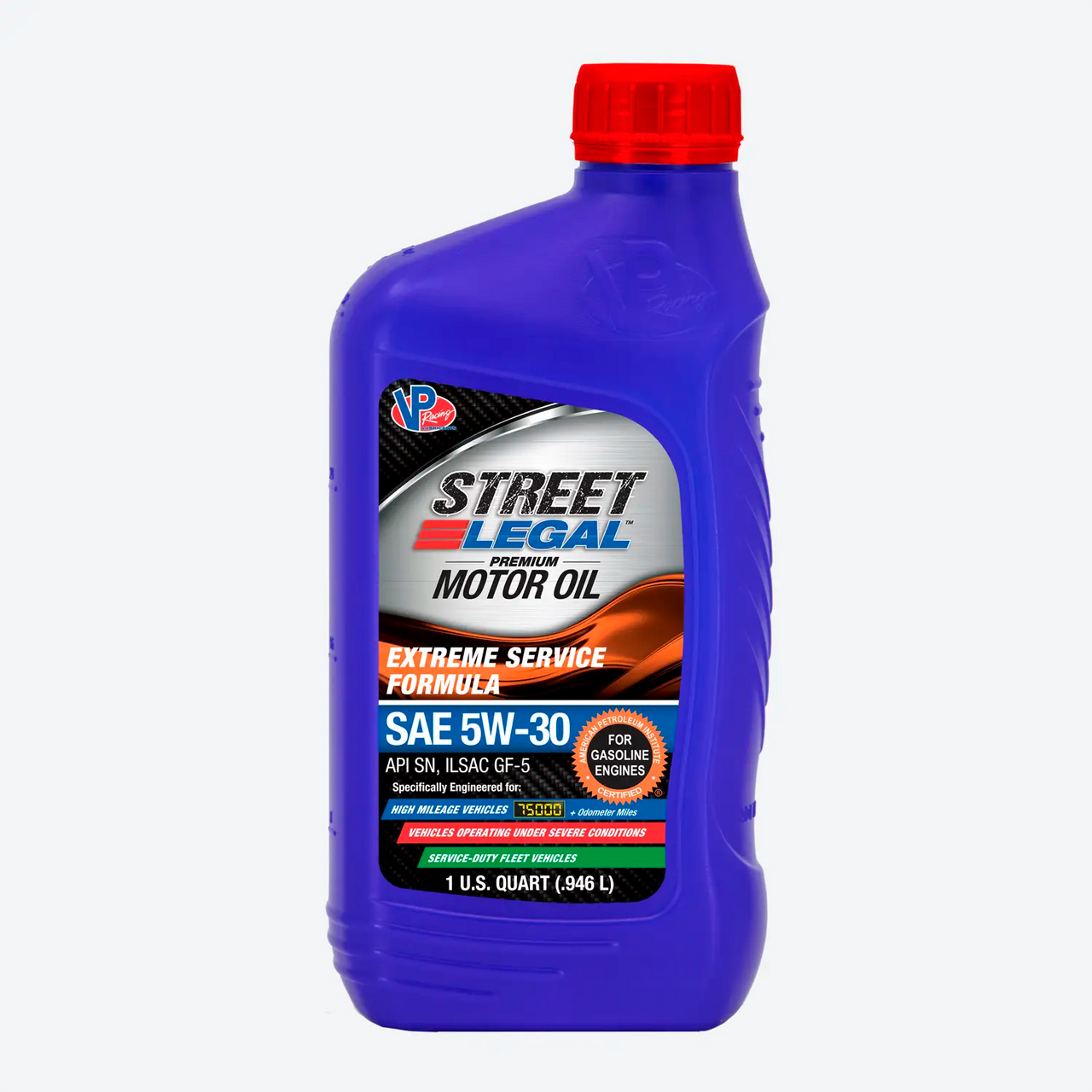 VP Racing SAE 5W-30 VP Street Legal Synthetic Blend Formula Motor Oil