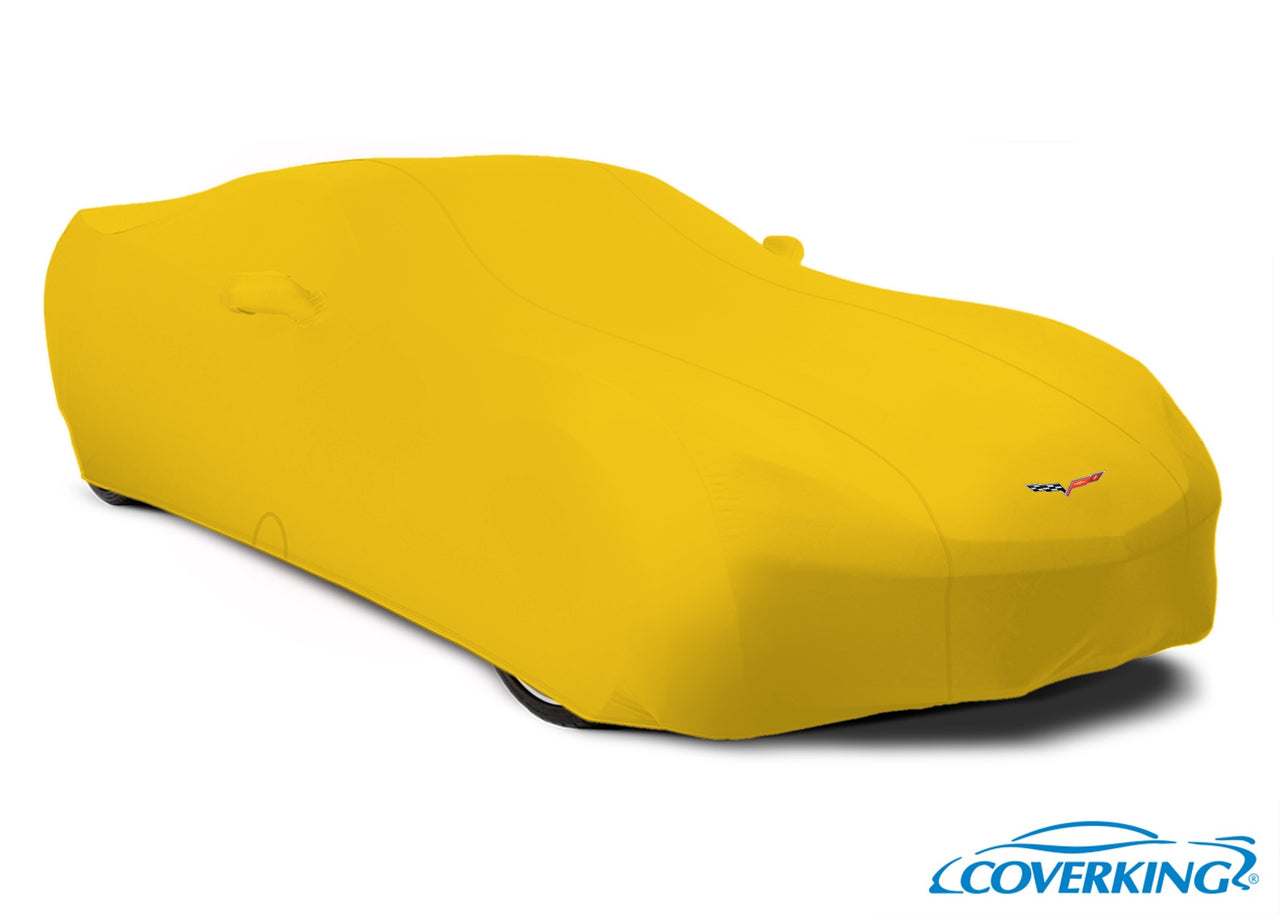 2005-2013 C6 Corvette Satin Stretch Indoor Car Cover w/ C6 Logo - Coverking