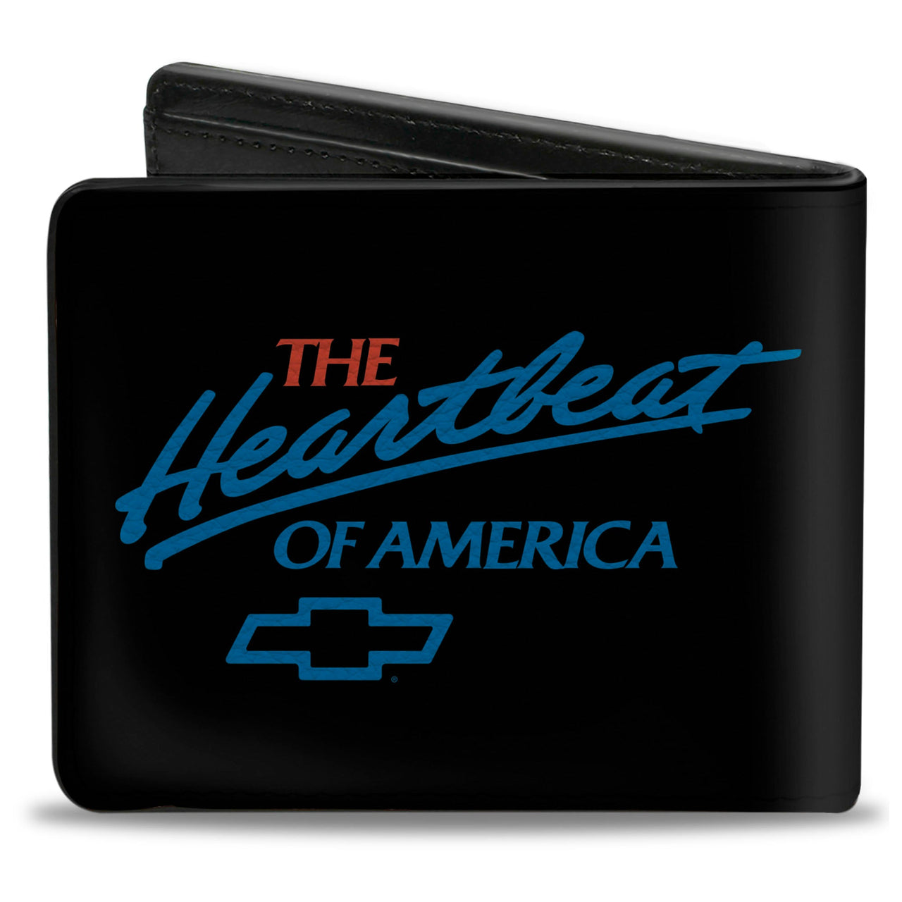 Chevy Bowtie The Heartbeat Of America Bi-Fold Wallet