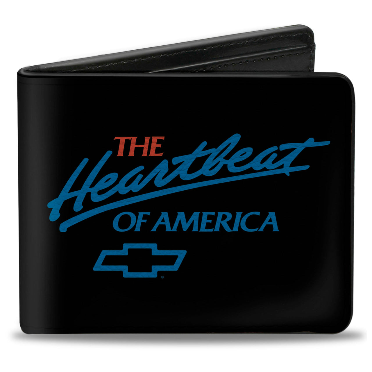 Chevy Bowtie The Heartbeat Of America Bi-Fold Wallet