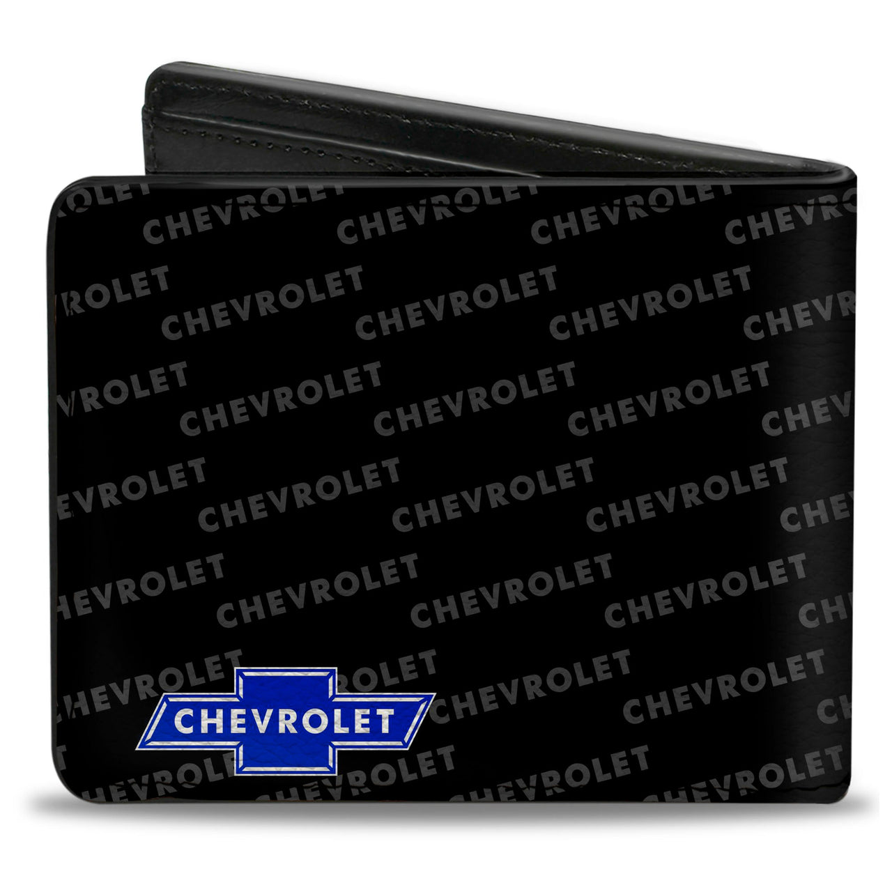 Chevy Bowtie With Diagonal Text Bi-Fold Wallet