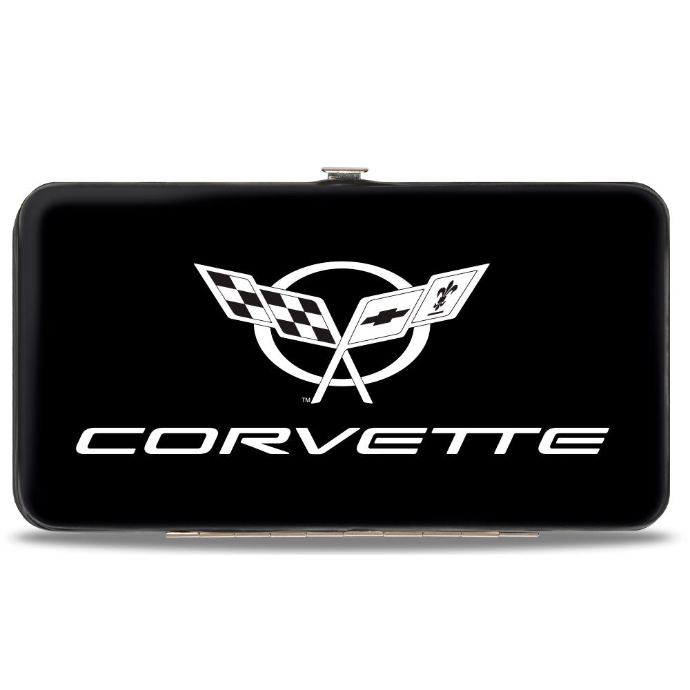 Corvette C5 Crossed Flags - Hinged Wallet