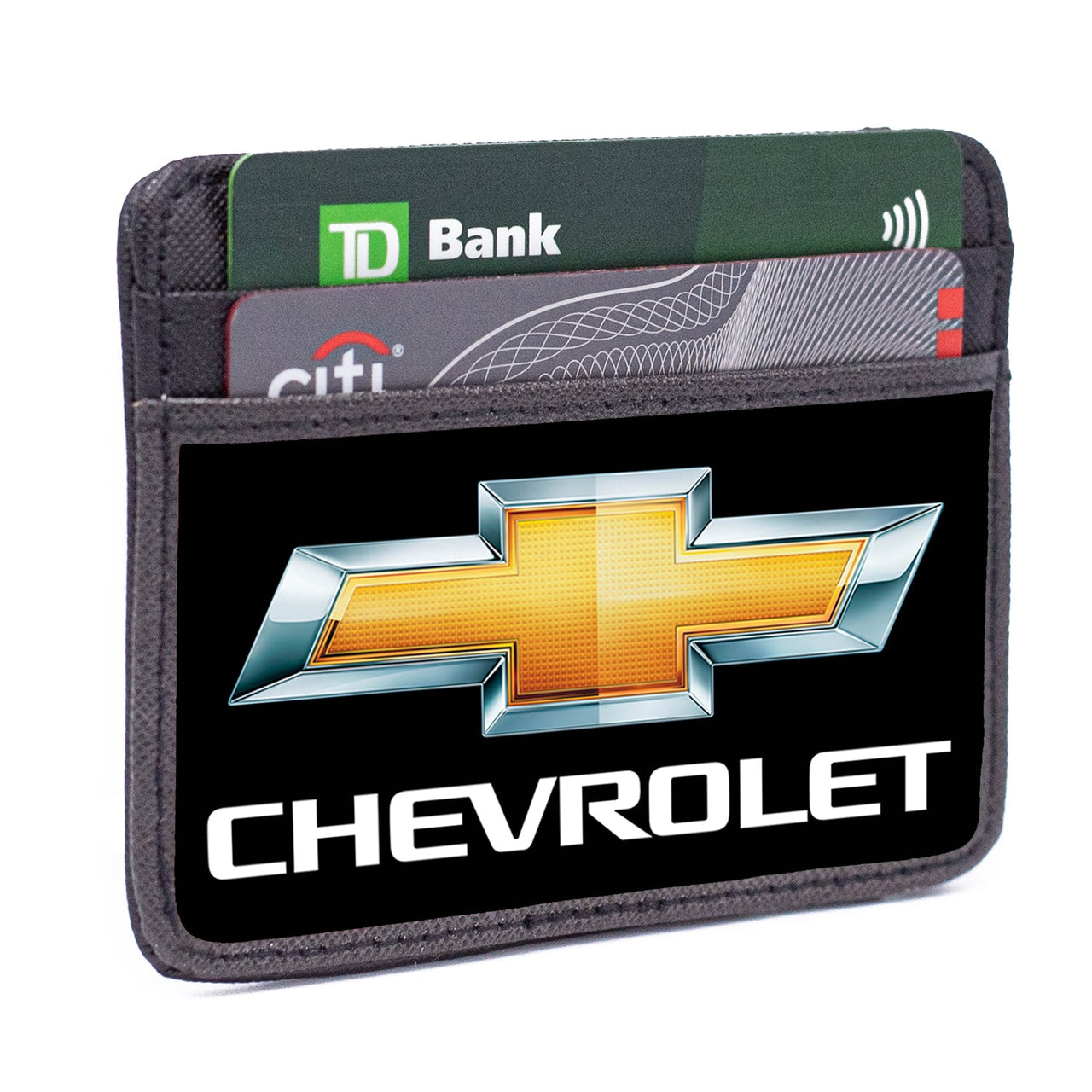 Chevy Bowtie Black & Gold Weekend Wallet