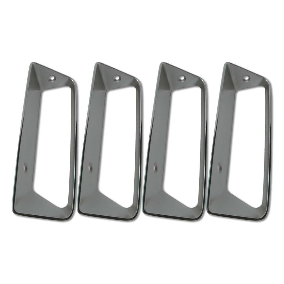 1969-1969 Corvette Fender/Side Louver Insert Set - 4pc - LH - CA