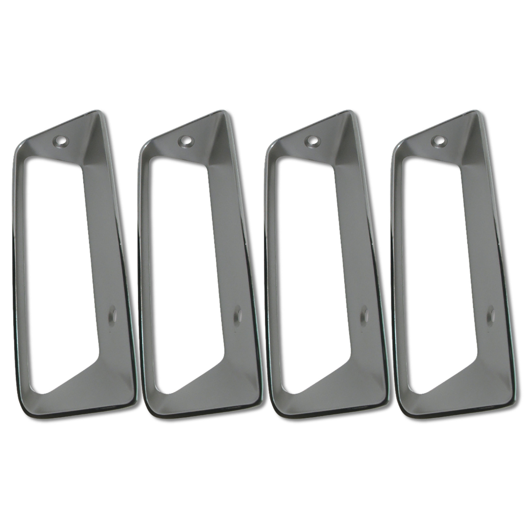 1969-1969 Corvette Fender/Side Louver Insert Set - 4pc - RH - CA