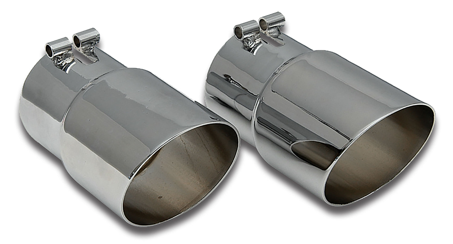 1985-1991 Corvette Exhaust Extensions Angle Cut 4pc Set 100% SS - CA-X2429-Corvette-Store-Online