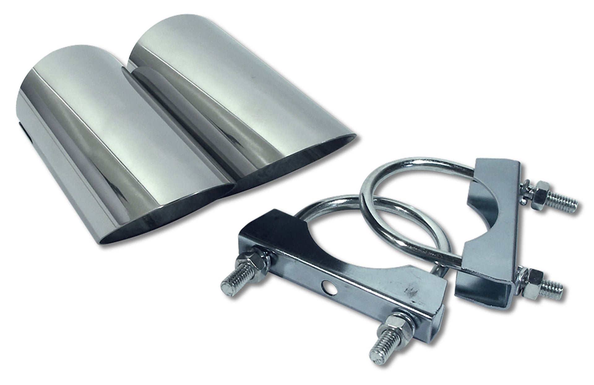 1974-1982 Corvette Exhaust Extensions Straight W/Angled End - CA-X2433-Corvette-Store-Online