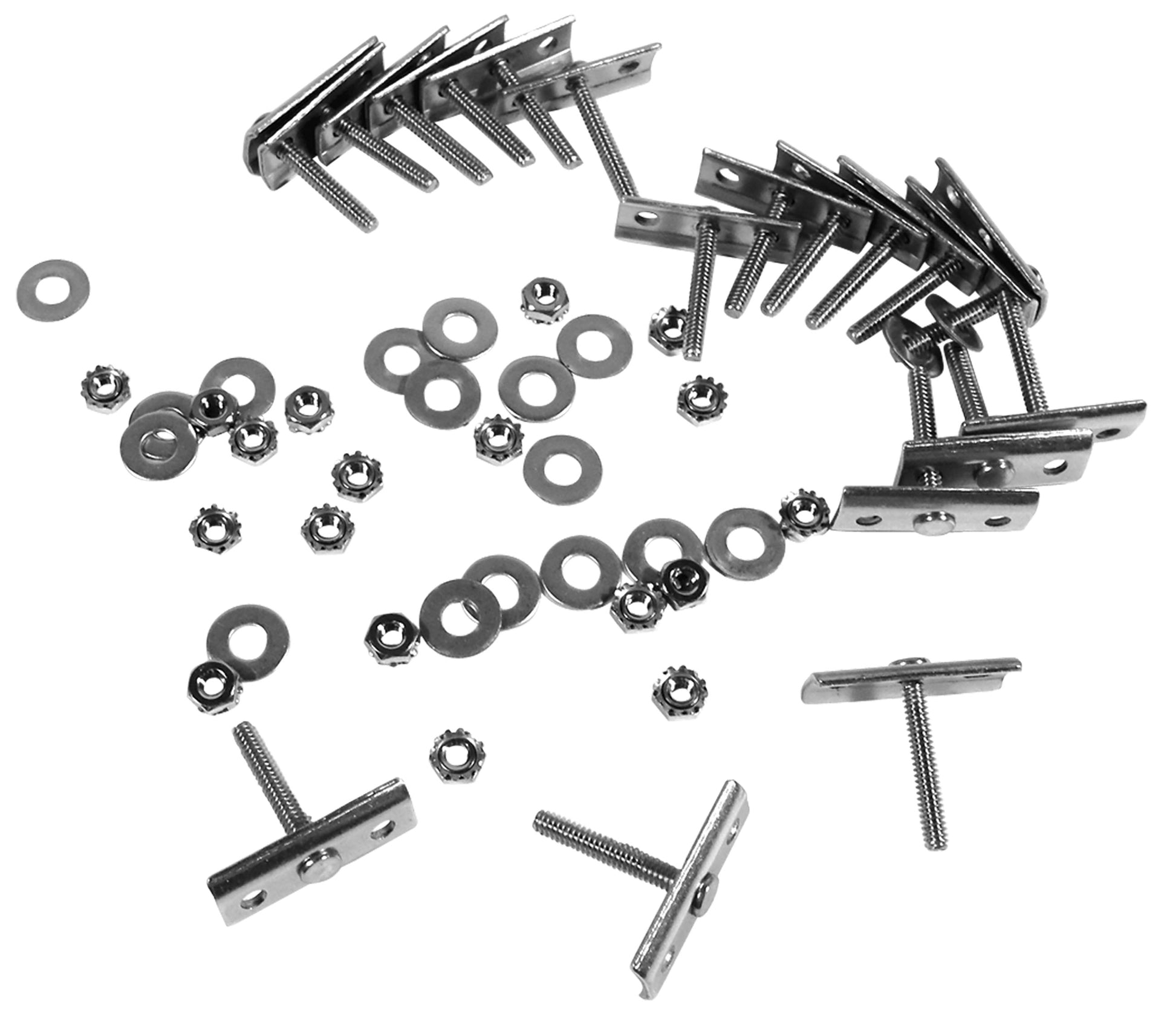 1973-1982 Corvette Bumper Retainers Front/Rear Stainless Steel 18 Piece - CA-X2436-Corvette-Store-Online