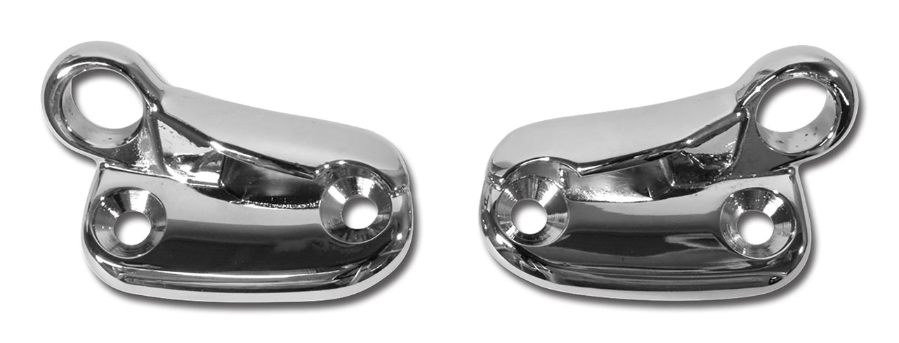 1963-1967 Corvette Latch Plates Softtop/Hardtop Header - CA-X2506-Corvette-Store-Online