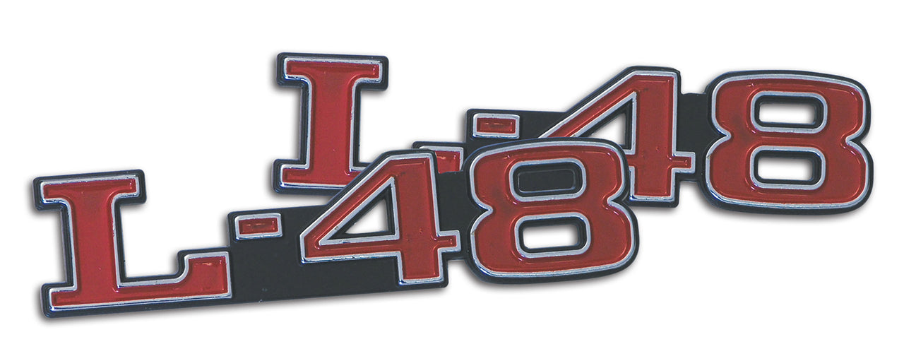 1973-1979 Corvette Emblems Hood L-48 - CA-X2520-Corvette-Store-Online