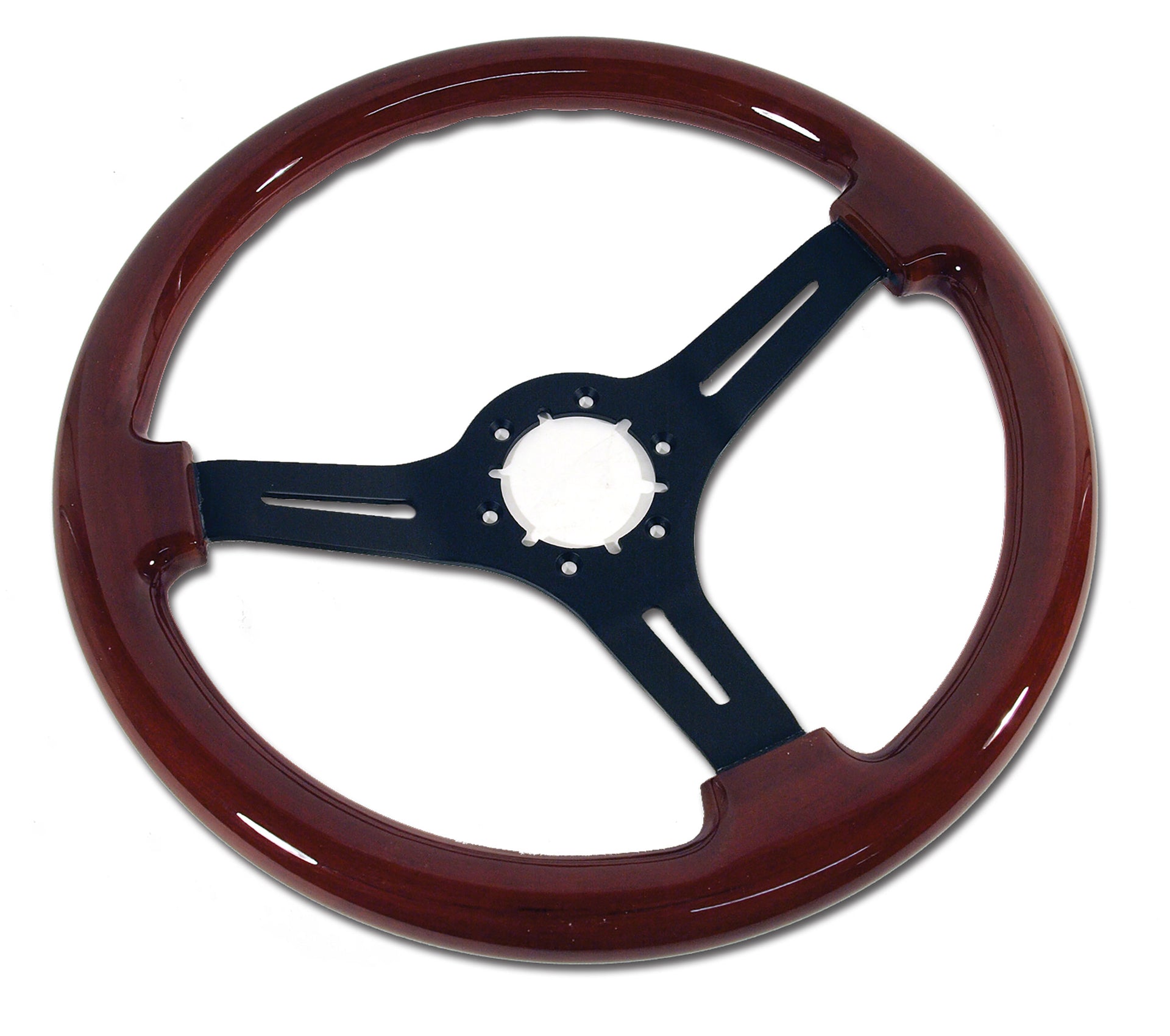 1968-1982 Corvette Mahogany Steering Wheel W/Black Spokes - CA-X2575-Corvette-Store-Online