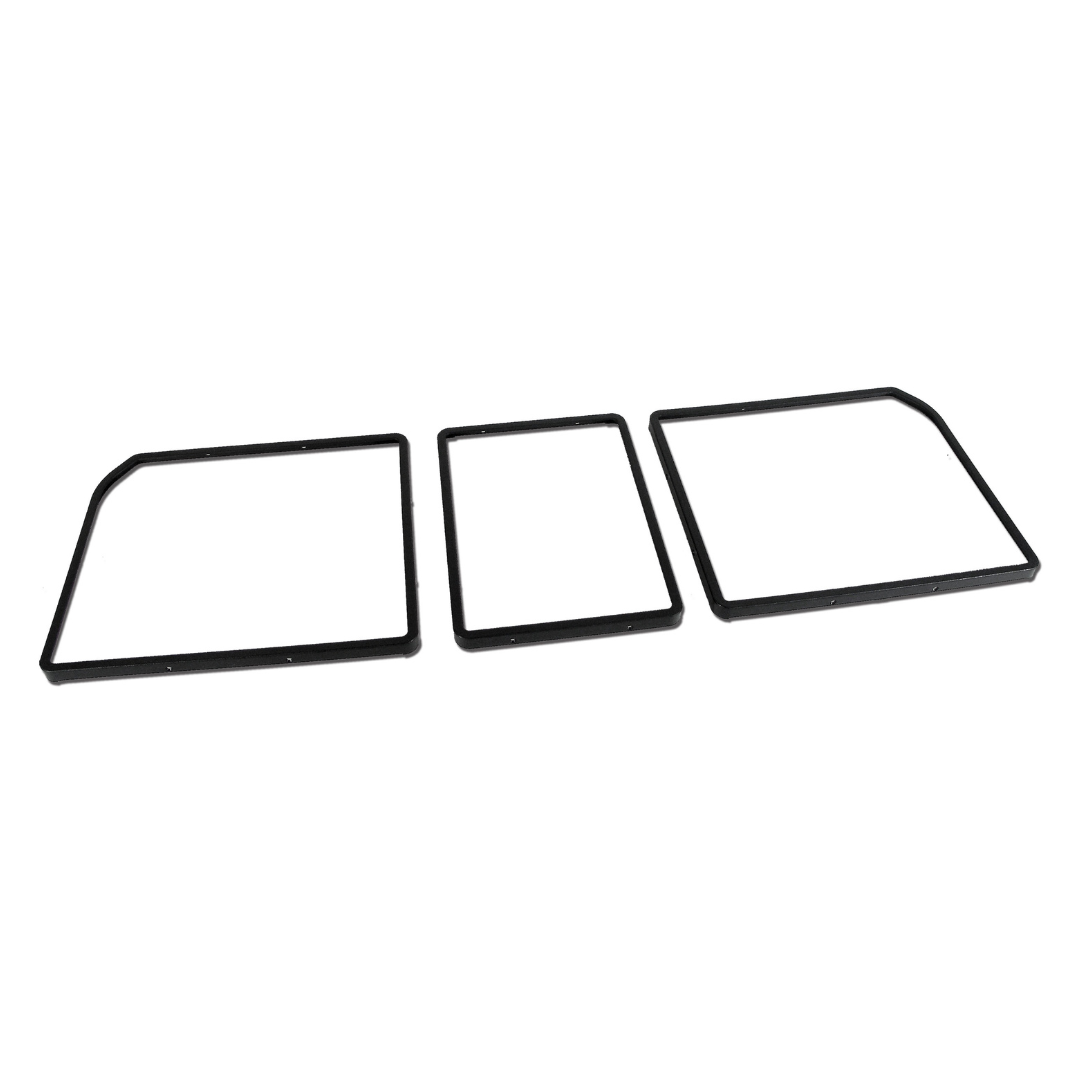 1968-1979 Corvette Rear Compartment Unit Door Frames Unpainted 3 Piece Set - CA