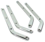 1963-1966 Corvette Seat Side Chrome 4 Piece Set W/O Hardware - Import - CA-X35823-Corvette-Store-Online