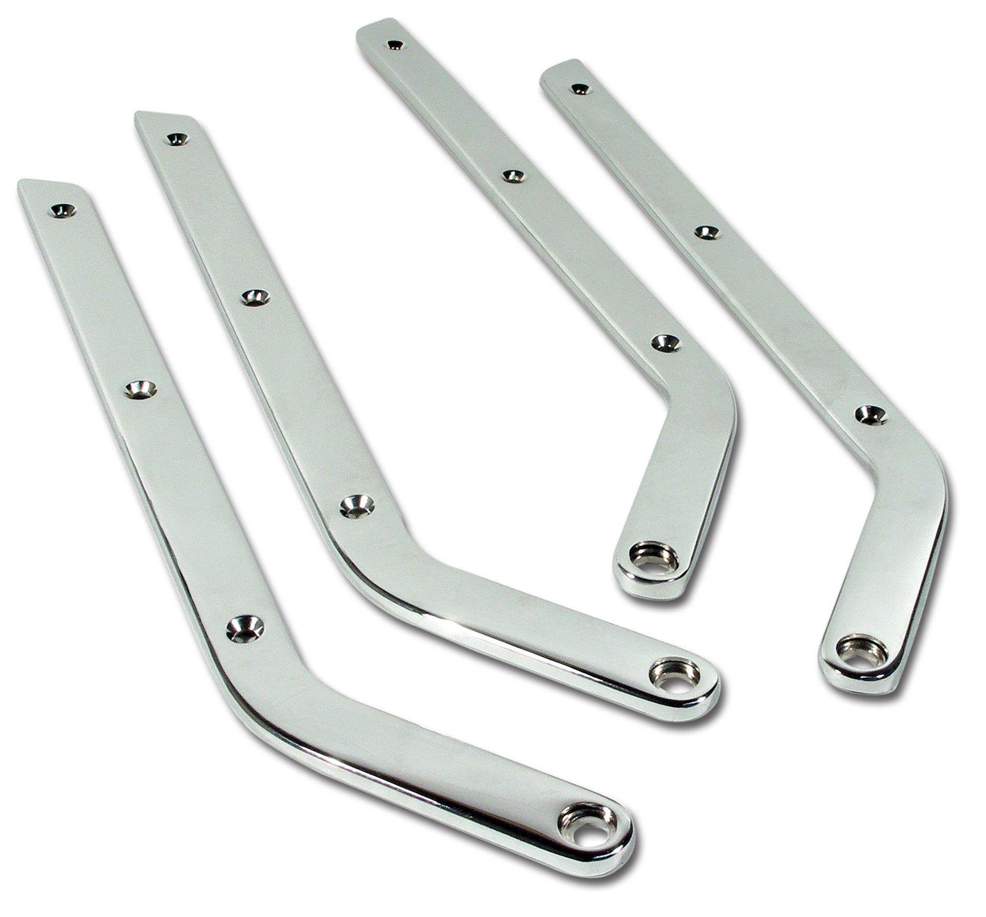 1963-1966 Corvette Seat Side Chrome 4 Piece Set W/O Hardware - Import - CA-X35823-Corvette-Store-Online