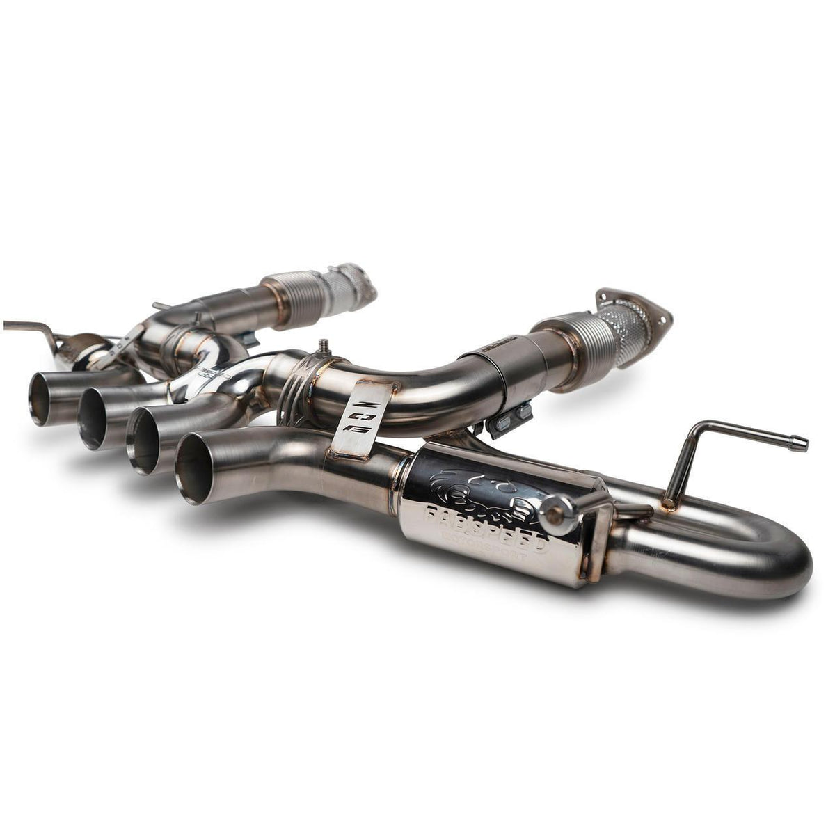 C8 2023-2026 Corvette Fabspeed Valvetronic Center Exit Conversion Exhaust System fits Stingray, E-Ray - Fabspeed Motorsport