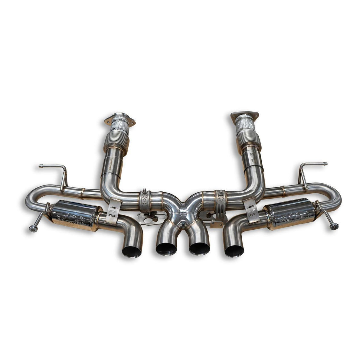 C8 2023-2026 Corvette Fabspeed Valvetronic Center Exit Conversion Exhaust System fits Stingray, E-Ray - Fabspeed Motorsport