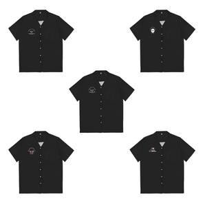 Corvette Men's Hawaiian Shirt - Black
