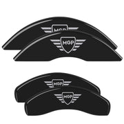 MGP Shield — Digitally Printed, Black - C6 Corvette Base MGP Brake Caliper Covers