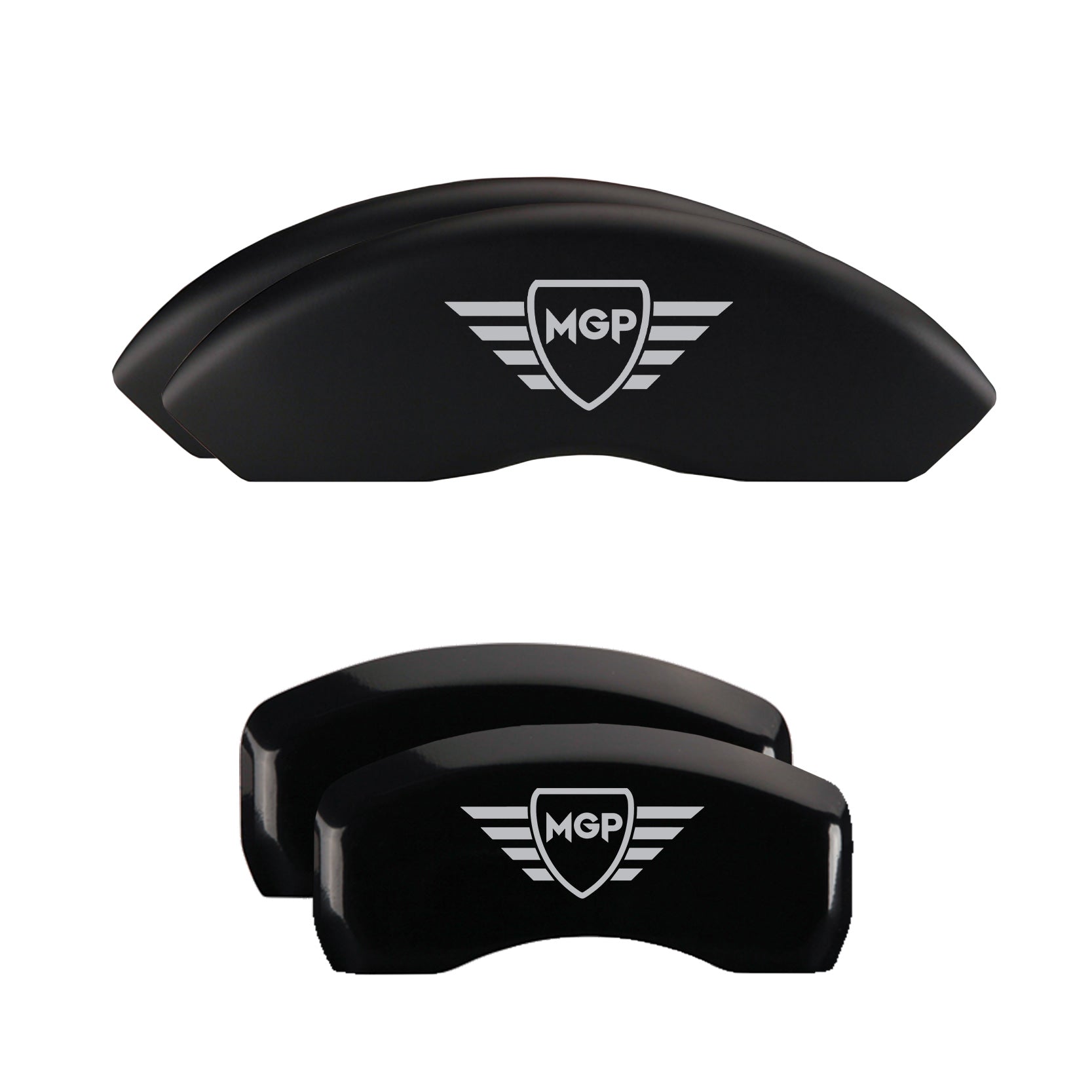 MGP Engraved, Black - C8 Corvette 4-Piece MGP Brake Caliper Covers