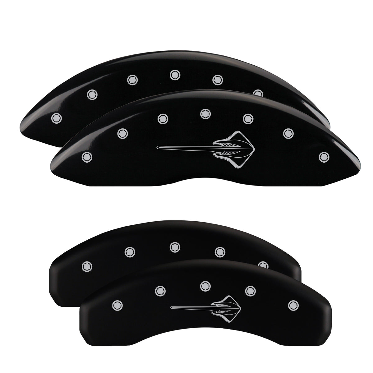 C7 Stingray Emblem, Black - C7 Corvette Grand Sport MGP Brake Caliper Covers