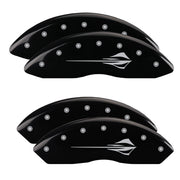 Stingray Emblem C8, Black - C8 Corvette 4-Piece MGP Brake Caliper Covers