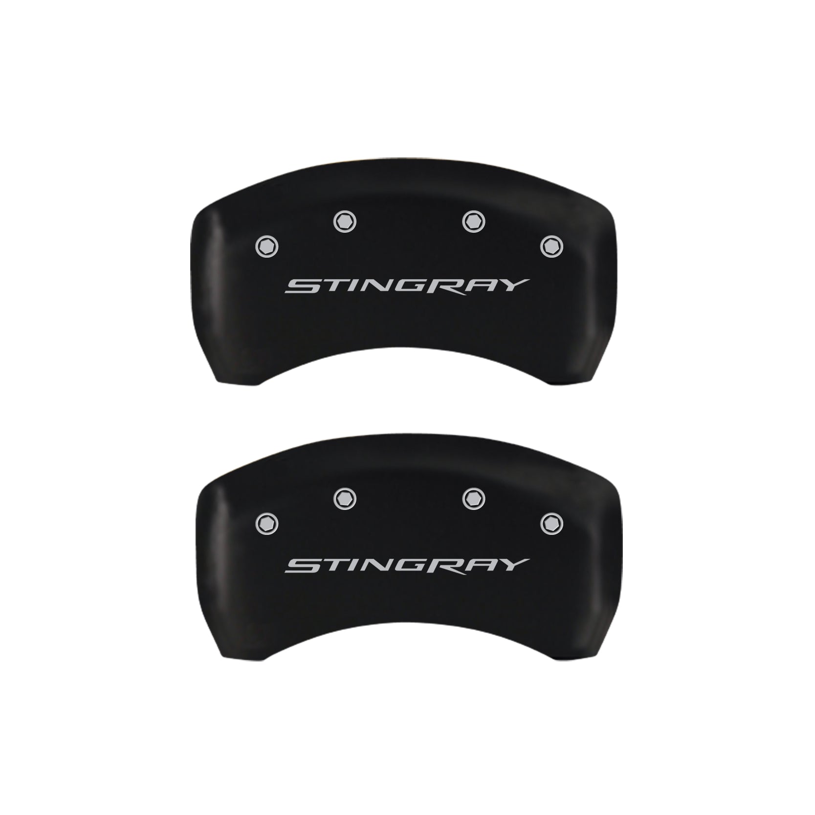 Stingray Emblem, Black - C8 Corvette 4-Piece MGP Brake Caliper Covers