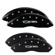 Z06, Black - C8 Corvette 4-Piece MGP Brake Caliper Covers