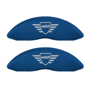 MGP Logo Digitally Printed, Blue - C8 Corvette 4-Piece MGP Brake Caliper Covers