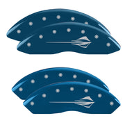 Stingray Emblem C8, Blue - C8 Corvette 4-Piece MGP Brake Caliper Covers