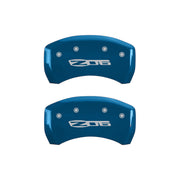 Z06, Blue - C8 Corvette 4-Piece MGP Brake Caliper Covers
