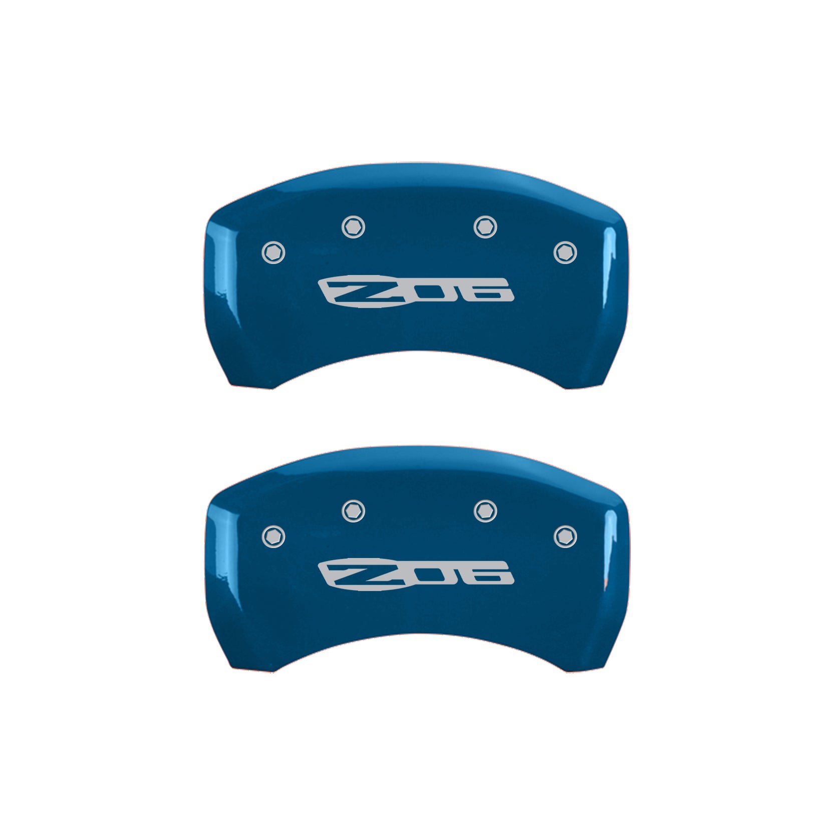 Z06, Blue - C8 Corvette 4-Piece MGP Brake Caliper Covers