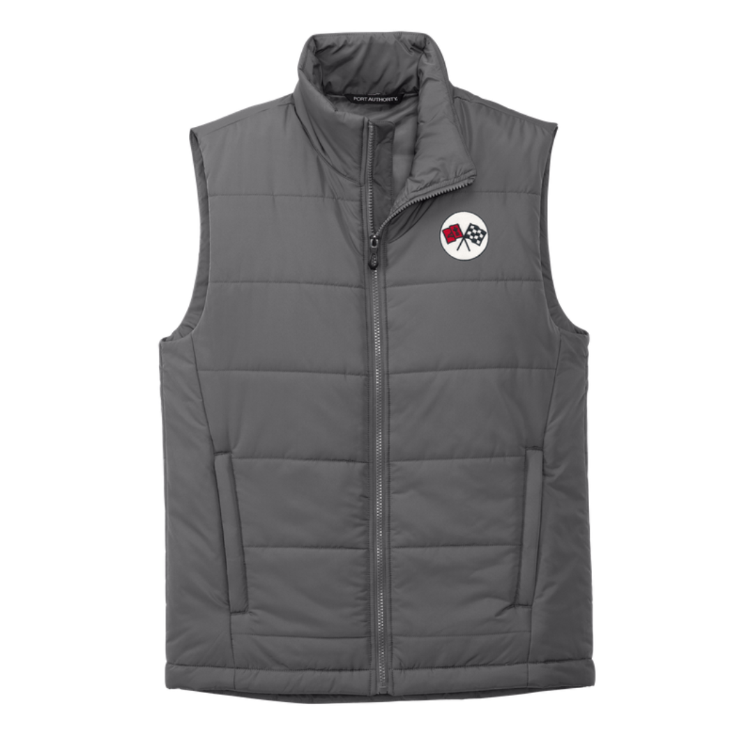 C1 - C8 Corvette Embroidered Puffer Vest | Corvette Store Online