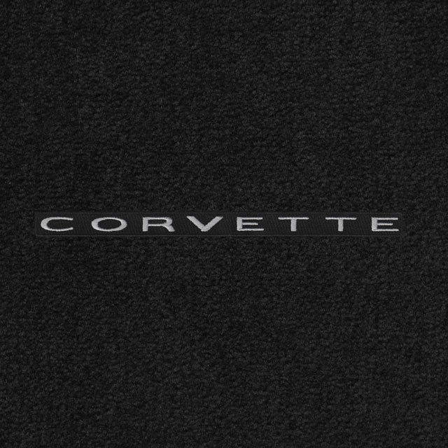 Lloyd Corvette Word Silver 1968-73 - C3 Corvette floor mat emblem