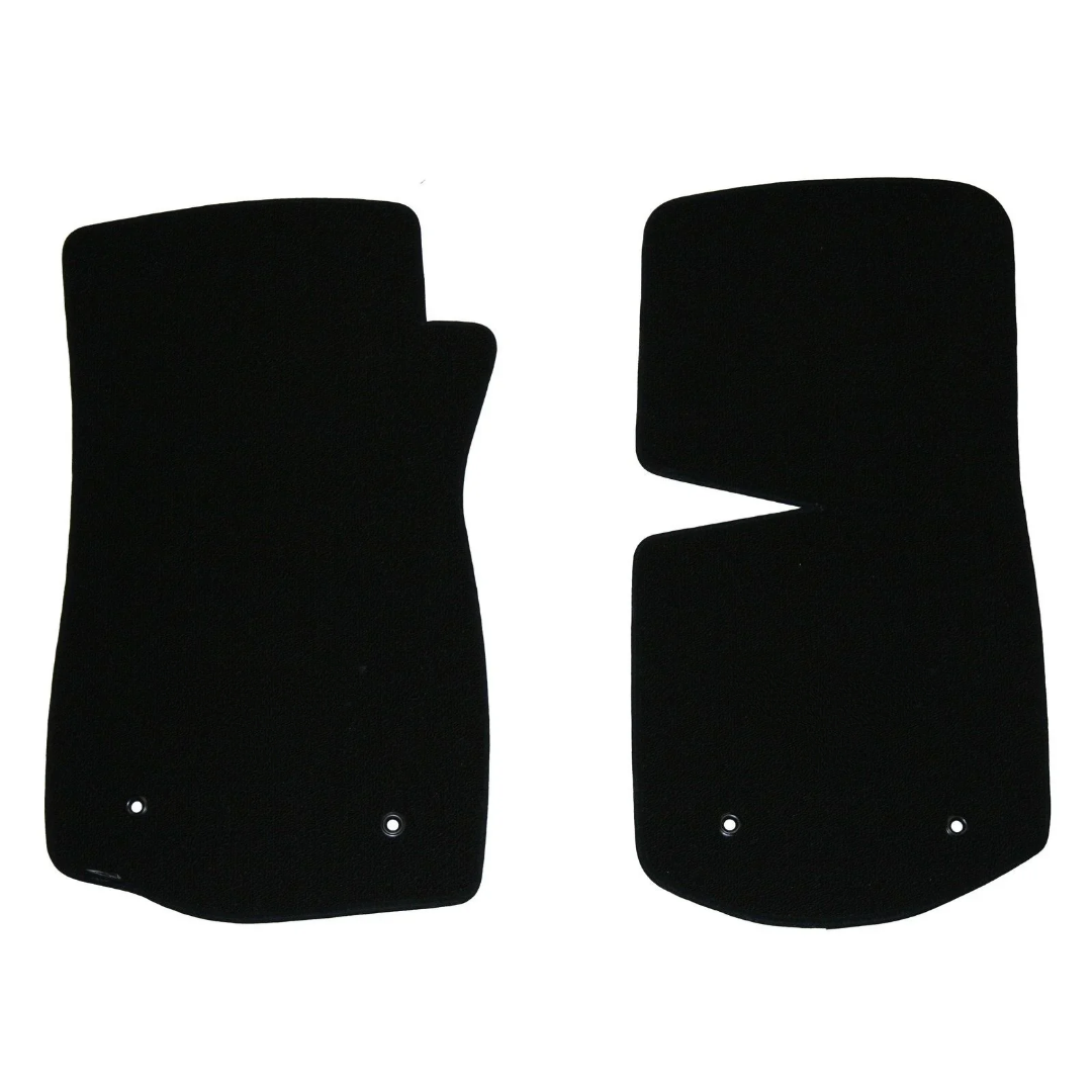 1968-1982 C3 Corvette Lloyd front floor mats - Black No Logo
