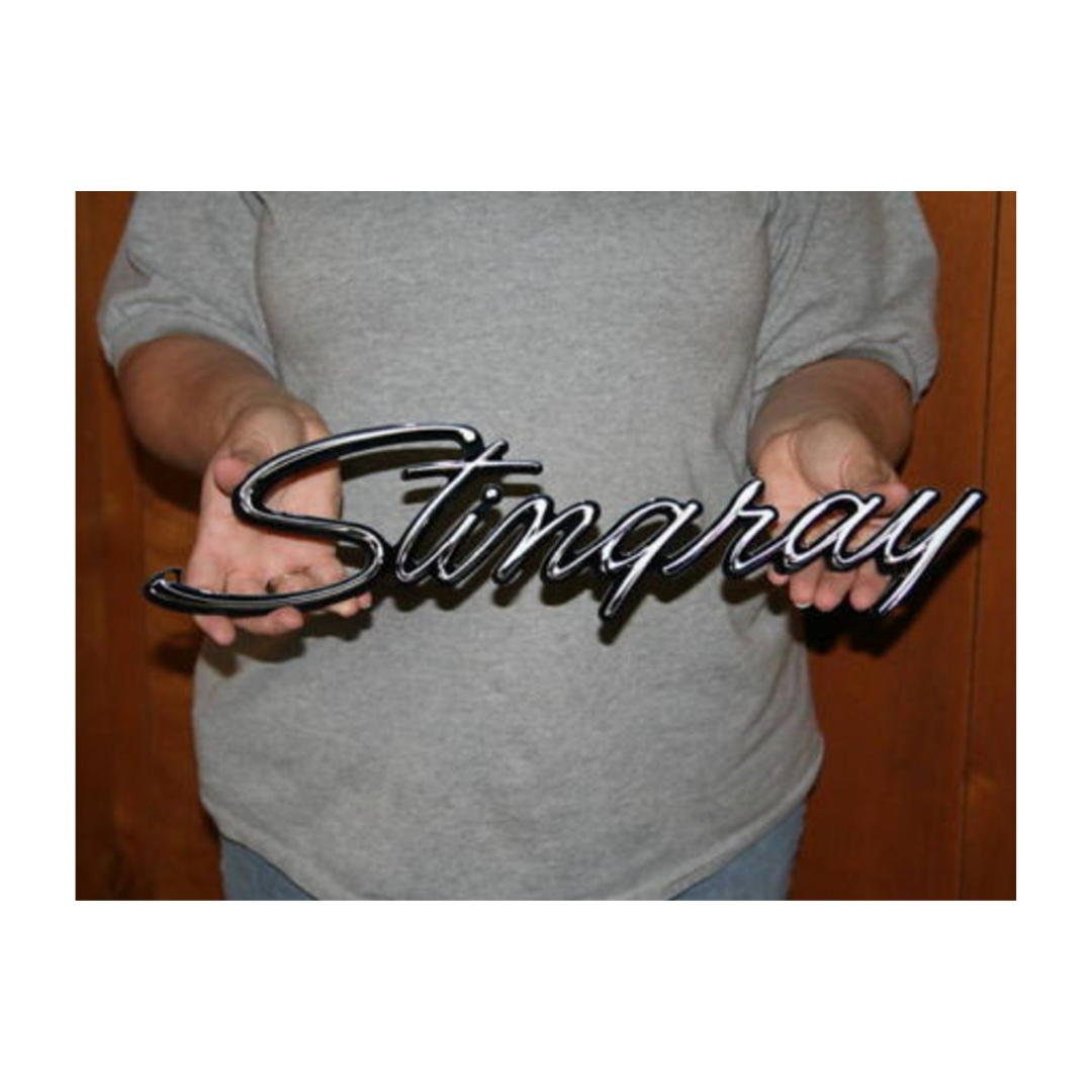 C3 Corvette Stingray Script Emblem Steel Sign