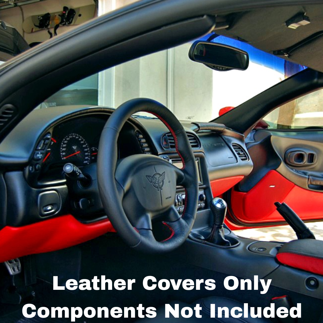 C5 1997-04 Chevrolet Corvette Steering Wheel Reupholstery Kit