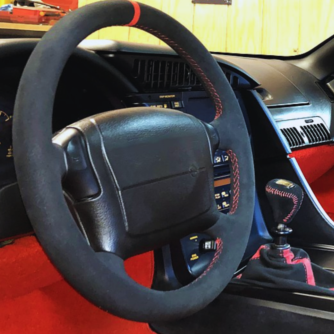 C4 1990-96 Chevrolet Corvette Custom Steering Wheel Covers - 4 Spoke