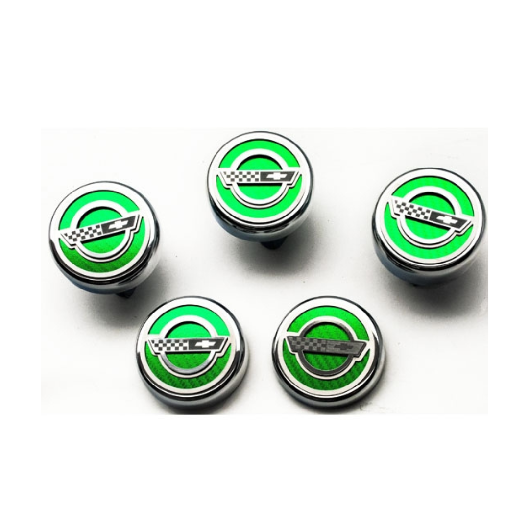 C4 Corvette Fluid Cap Cover Set | 5 pc | Automatic | 1984-1996