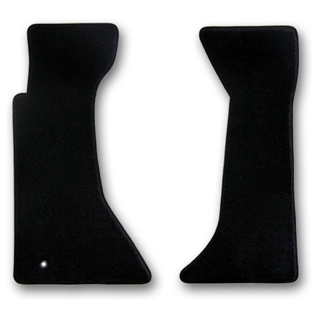 1995-1996 C4 Corvette Lloyd front floor mats - Black No Logo