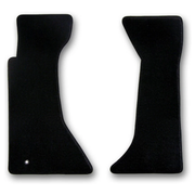 1995-1996 C4 Corvette Lloyd front floor mats - Black No Logo