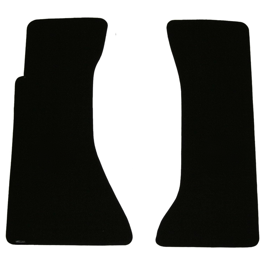 1984-1990 C4 Corvette Lloyd front floor mats - Black No Logo