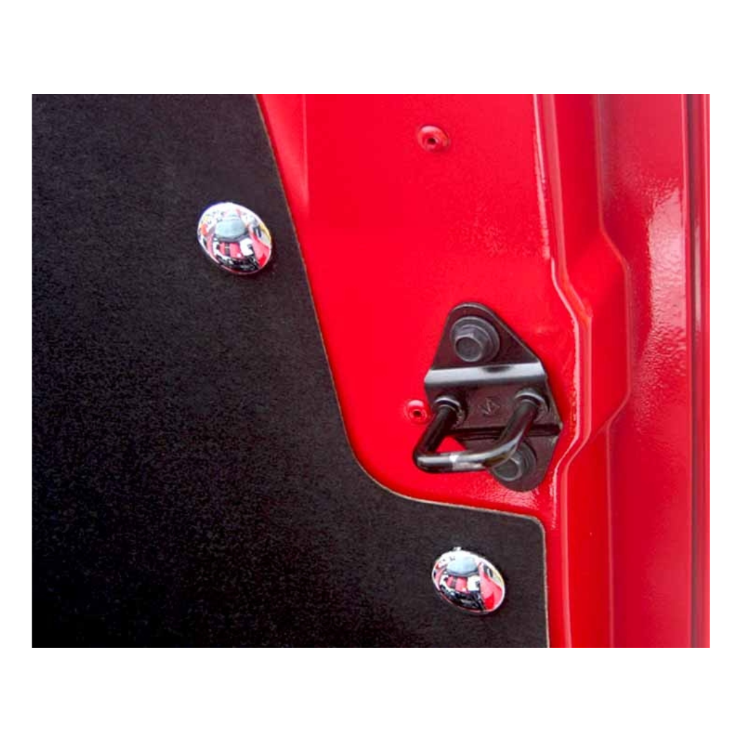 C5 & C6 Corvette Hood Button Kit | Chrome | 15 pc | 1997-2013