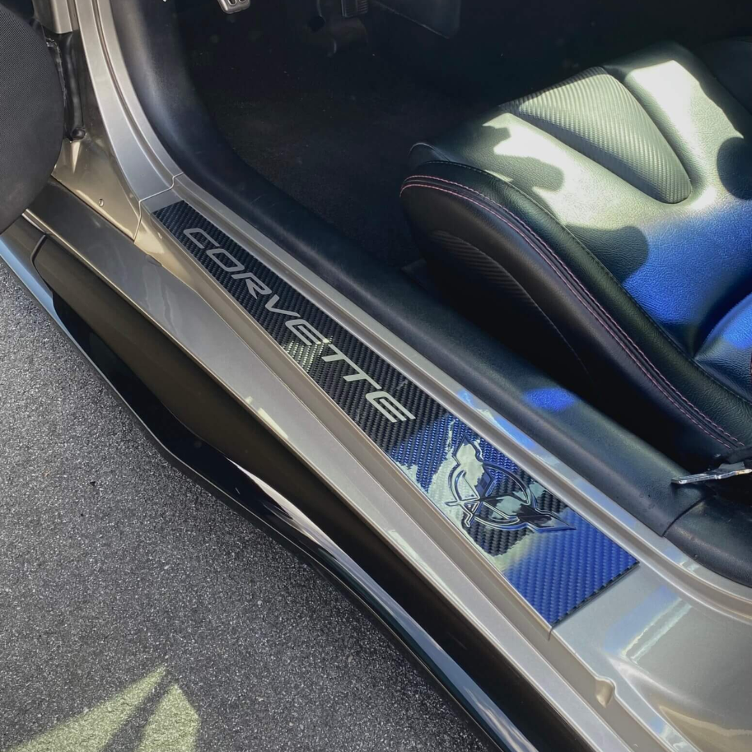 C5 Real Carbon Fiber Sill Plate